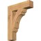 Ekena Millwork Olympic Block Smooth Bracket, Western Red Cedar, 3 1/2"W x 16"D x 20"H BKT04X16X20OLY05SWR - alternate 1